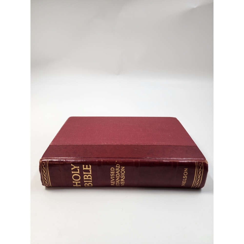 Vintage Holy Bible Revised Standard Version Thomas Nelson 1952 Burgundy Hardback